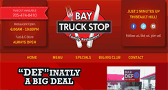 Desktop Screenshot of baytruckstop.com
